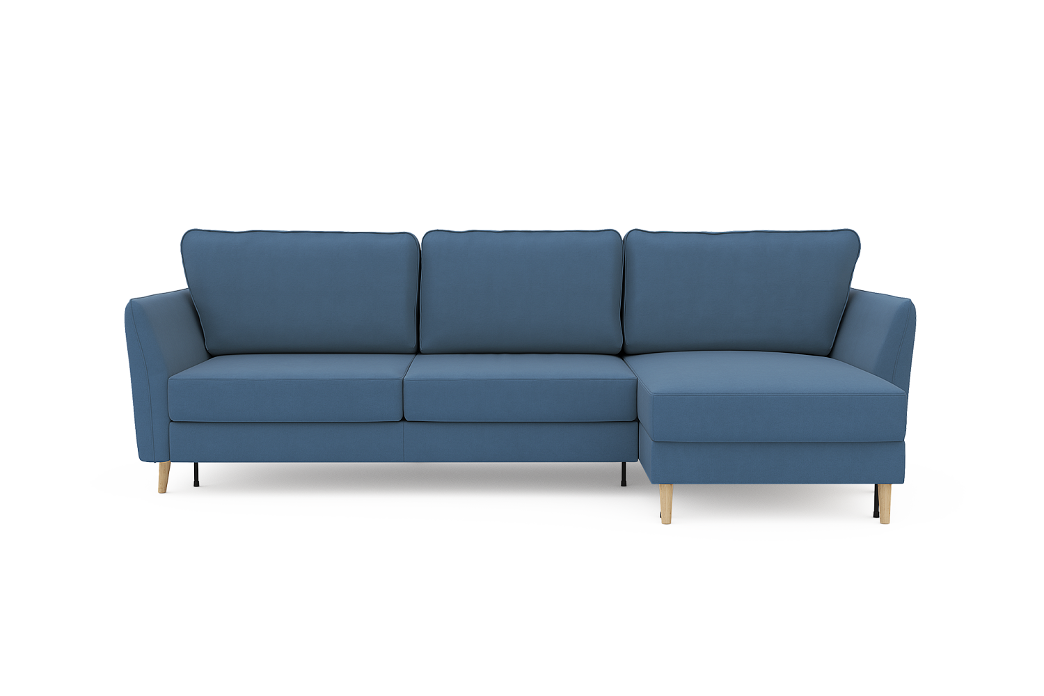 Диваны - изображение №3 "Диван АННИКА NEW 3-х местный с оттоманкой и светлыми опорами"  на www.Angstrem-mebel.ru