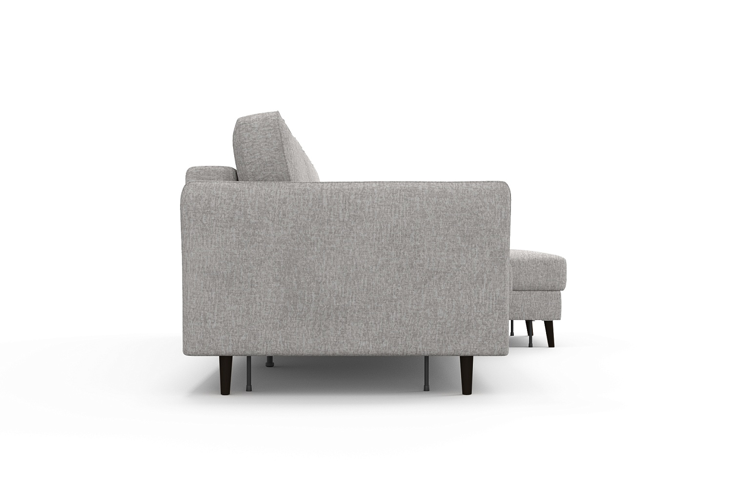 Угловые диваны - изображение №4 "Диван АННИКА NEW 3-х местный с оттоманкой и темными опорами"  на www.Angstrem-mebel.ru