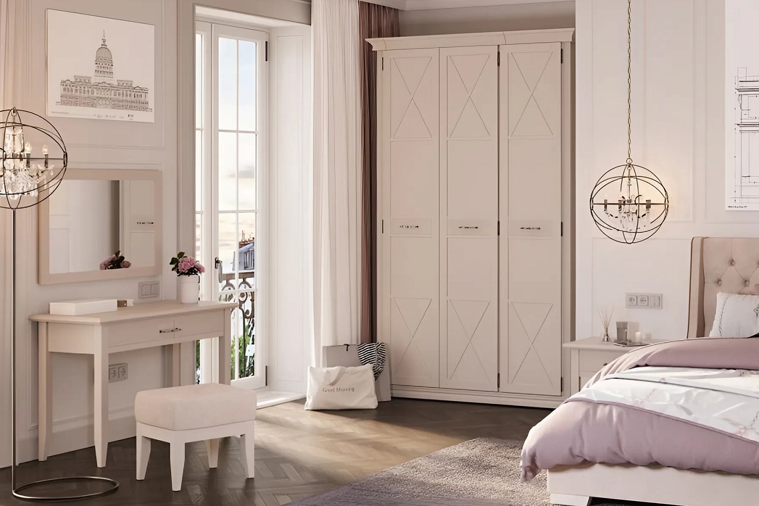 "Спальни" - изображение №3 на www.angstrem-mebel.ru